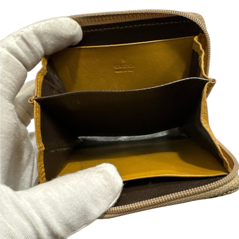 Gucci Monogram Compact Zip Wallet - image 7